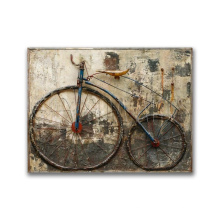 Original Bicycle Vintage 3D Large Wall Painting